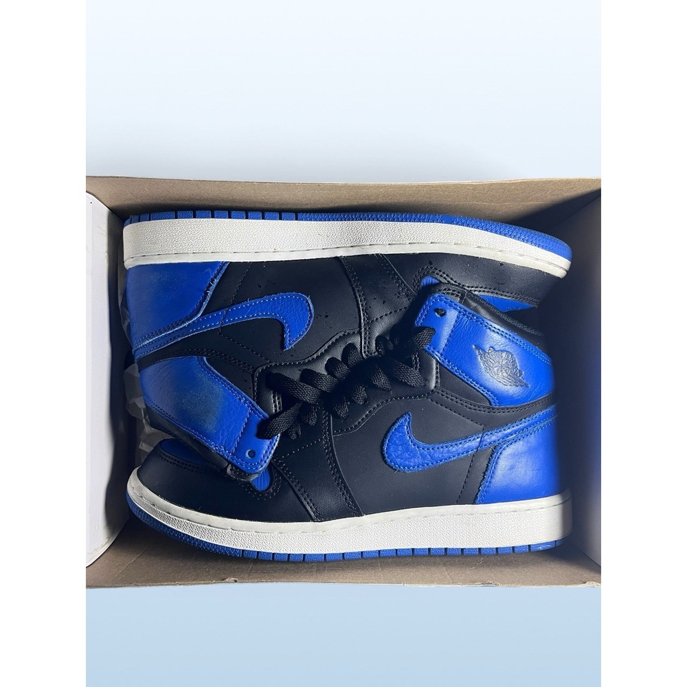 Nike Air Jordan 1 Retro High OG Royal Black Blue Men's Size 7 Sneakers